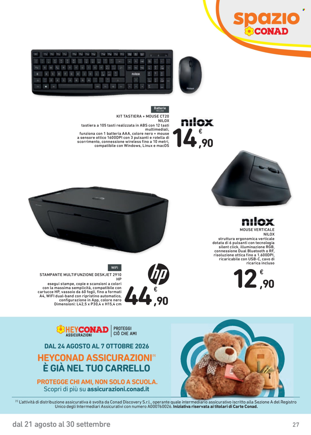 Volantino Spazio Conad - 21/8/2026 - 30/9/2026. Pagina 27