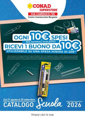 Volantino Conad Superstore - 21/8/2026 - 30/9/2026.