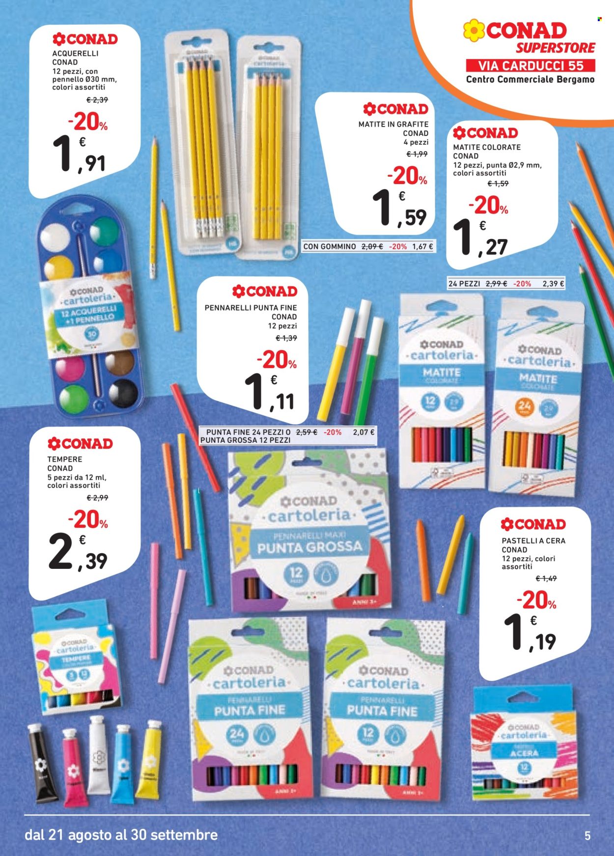 Leták Conad Superstore - 21.8.2026 - 30.9.2026. Strana 5