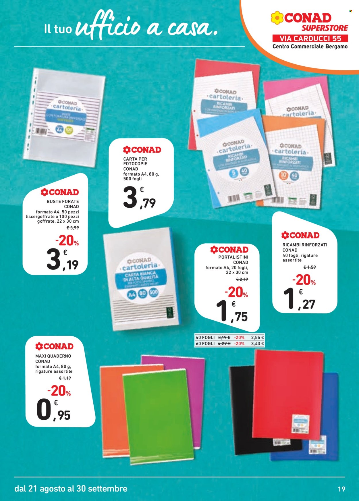 Leták Conad Superstore - 21.8.2026 - 30.9.2026. Strana 19