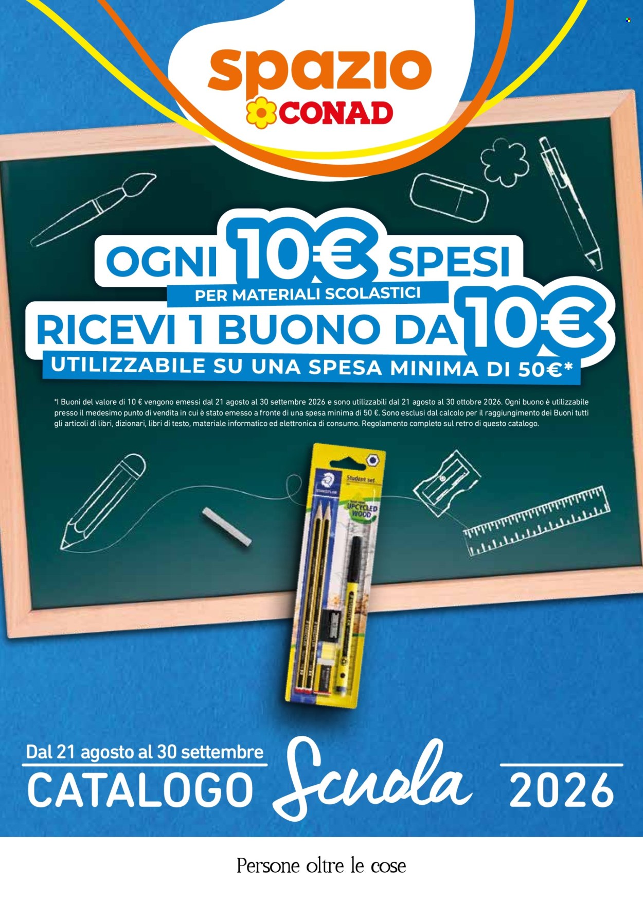 Volantino Spazio Conad - 21/8/2026 - 30/9/2026. Pagina 1