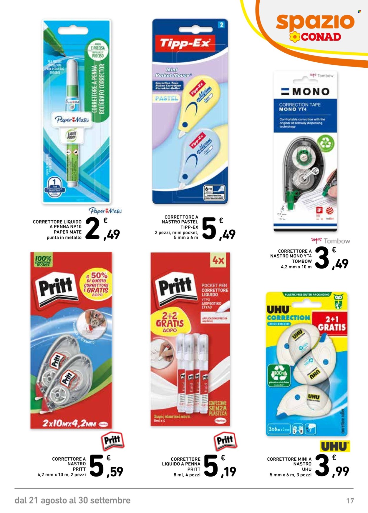 Volantino Spazio Conad - 21/8/2026 - 30/9/2026. Pagina 17