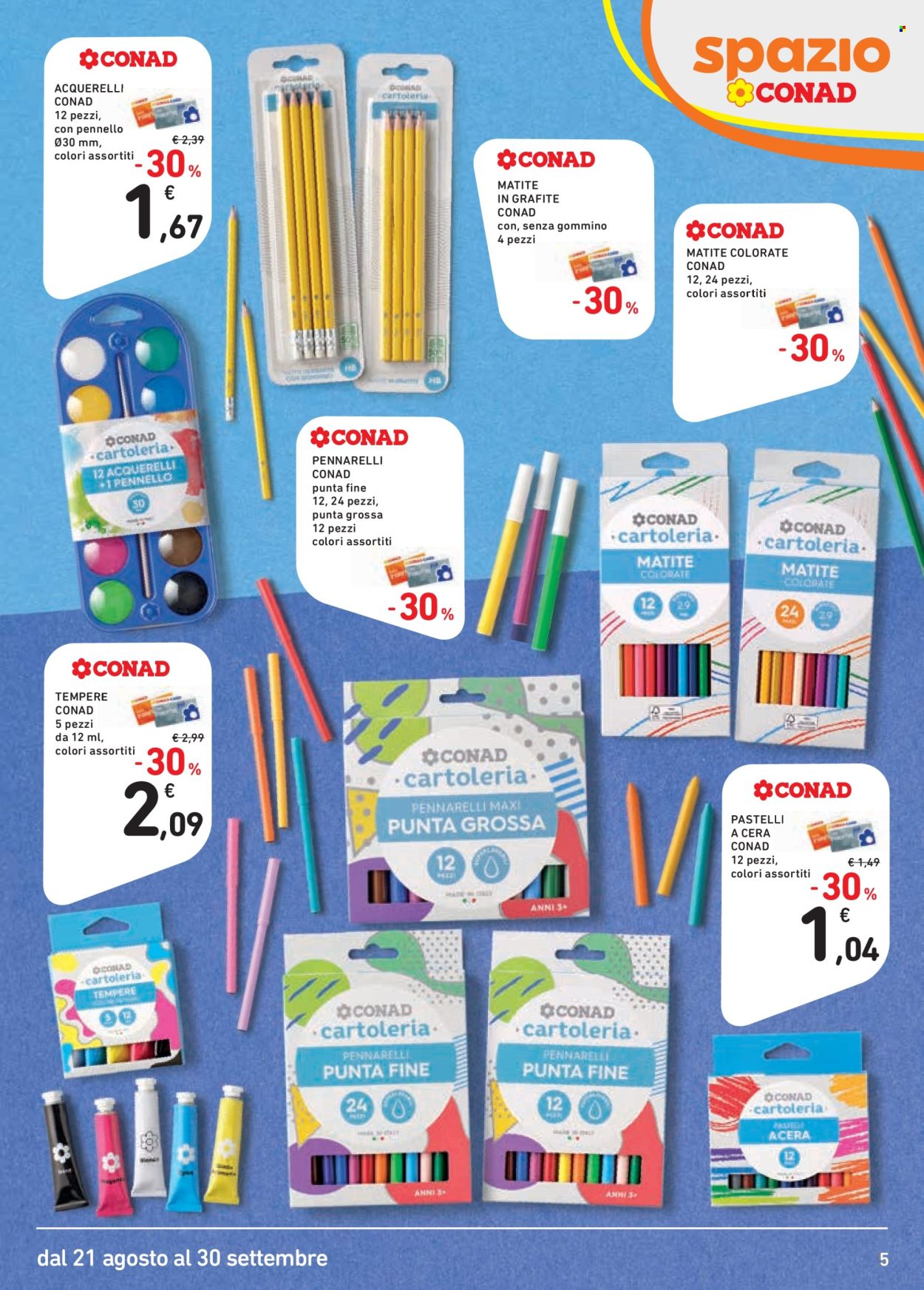 Leták Spazio Conad - 21.8.2026 - 30.9.2026. Strana 5