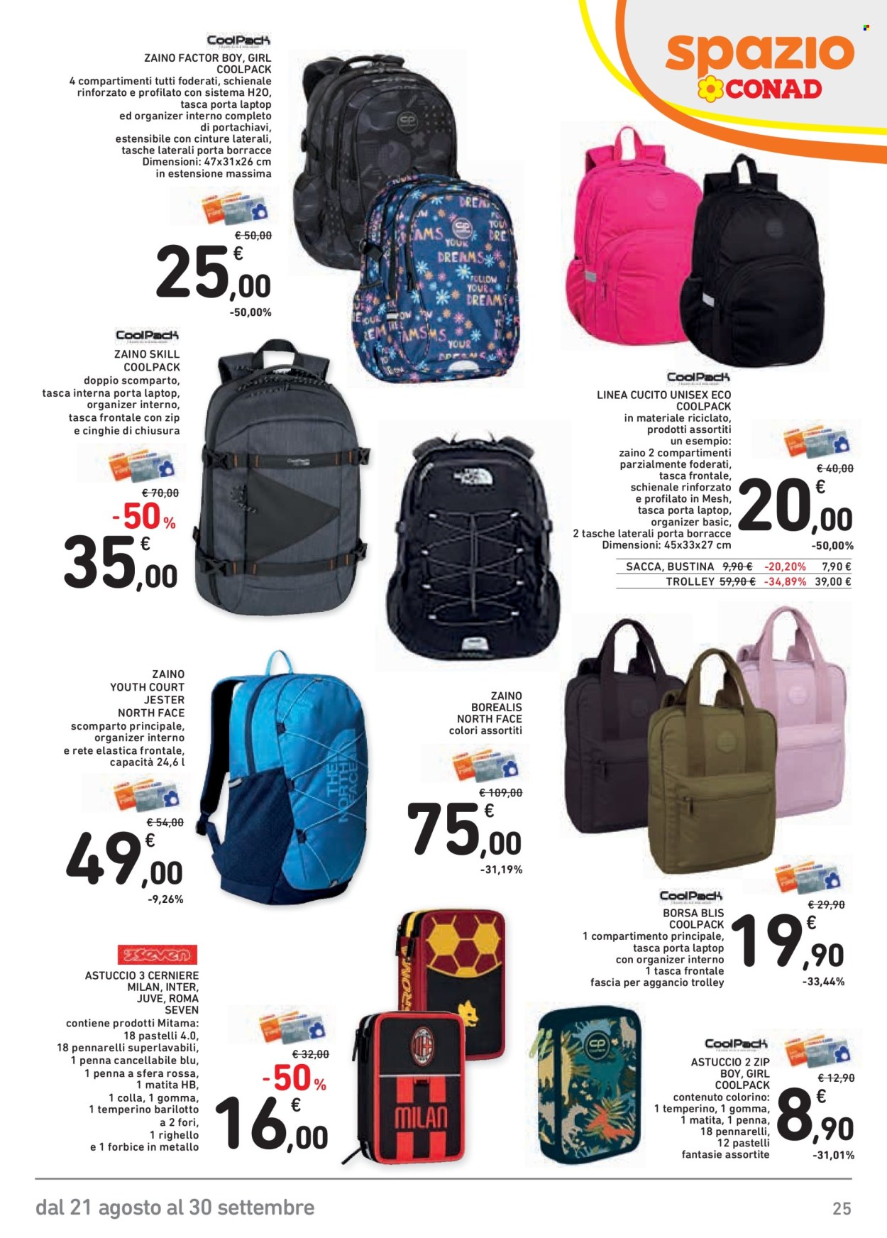 Volantino Spazio Conad - 21/8/2026 - 30/9/2026. Pagina 25