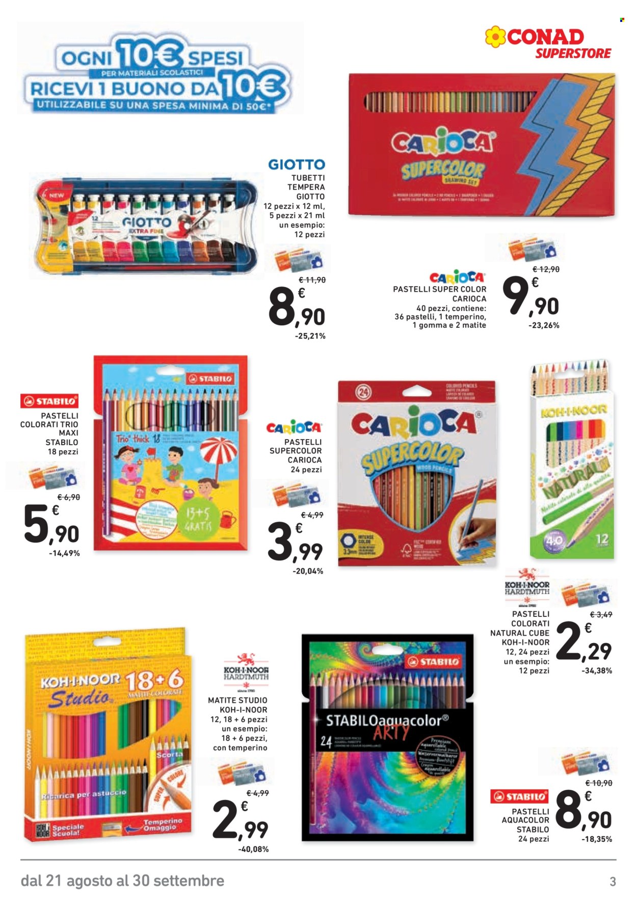 Volantino Conad - 21/8/2026 - 30/9/2026. Pagina 3