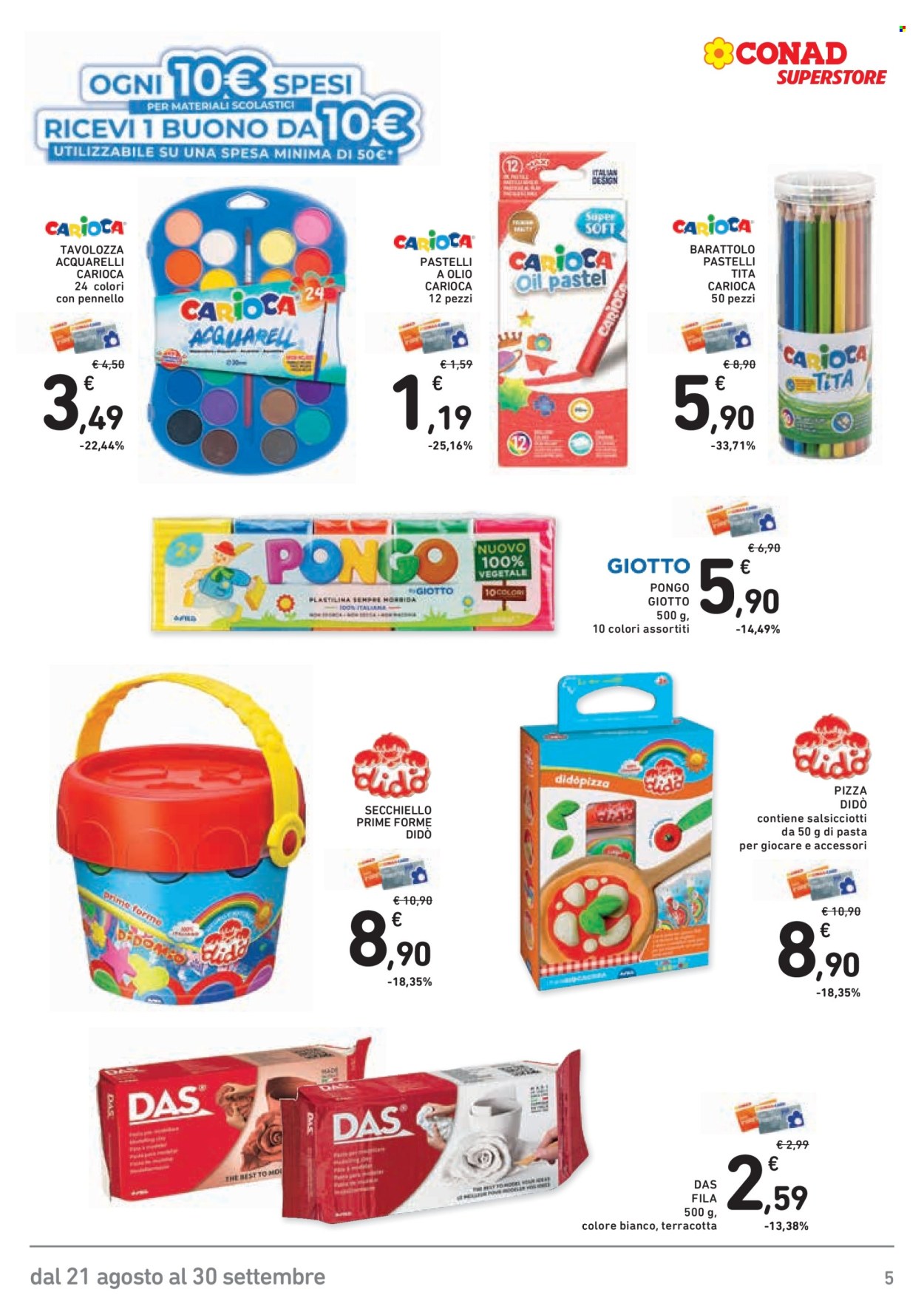 Volantino Conad - 21/8/2026 - 30/9/2026. Pagina 5