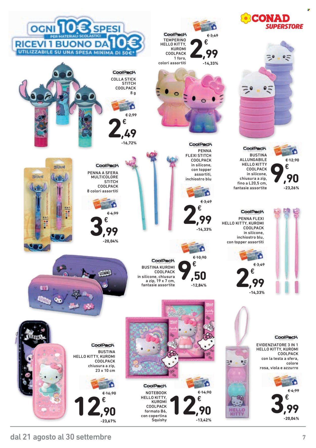 Volantino Conad - 21/8/2026 - 30/9/2026. Pagina 7
