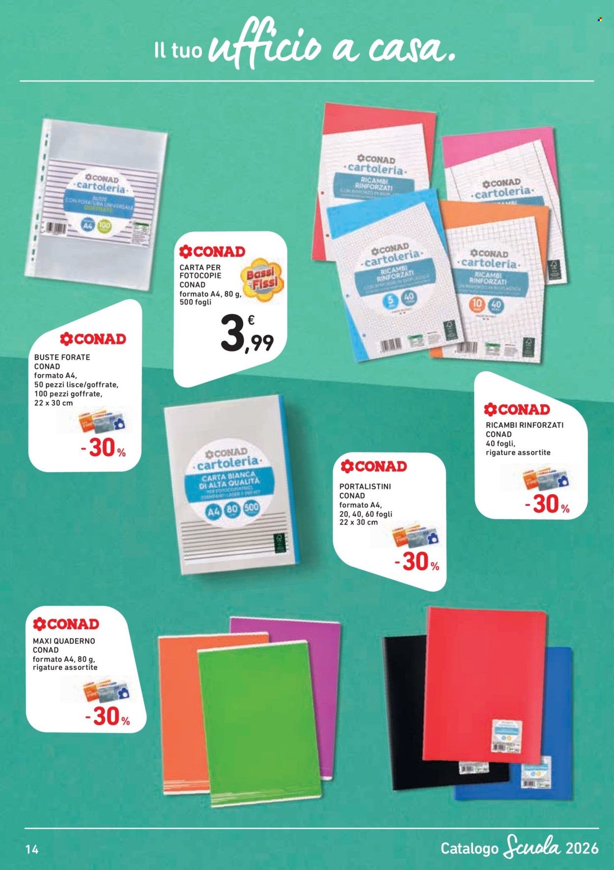 Volantino Conad - 21/8/2026 - 30/9/2026. Pagina 14