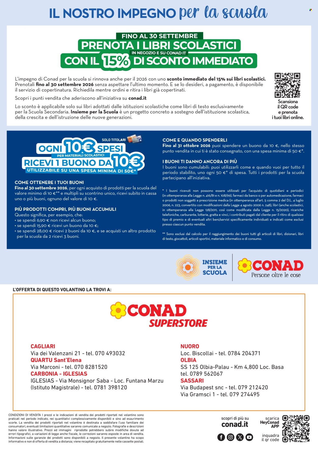 Volantino Conad - 21/8/2026 - 30/9/2026. Pagina 24