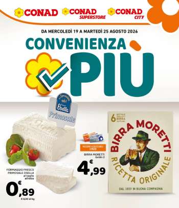 Volantino Conad - 19/8/2026 - 25/8/2026.