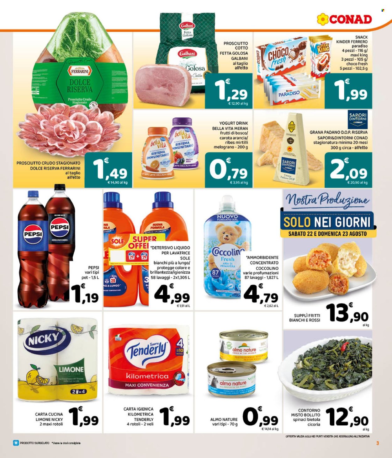 Volantino Conad - 19/8/2026 - 25/8/2026. Pagina 3
