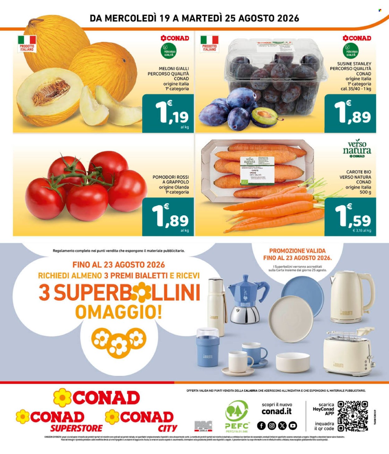 Volantino Conad - 19/8/2026 - 25/8/2026. Pagina 8