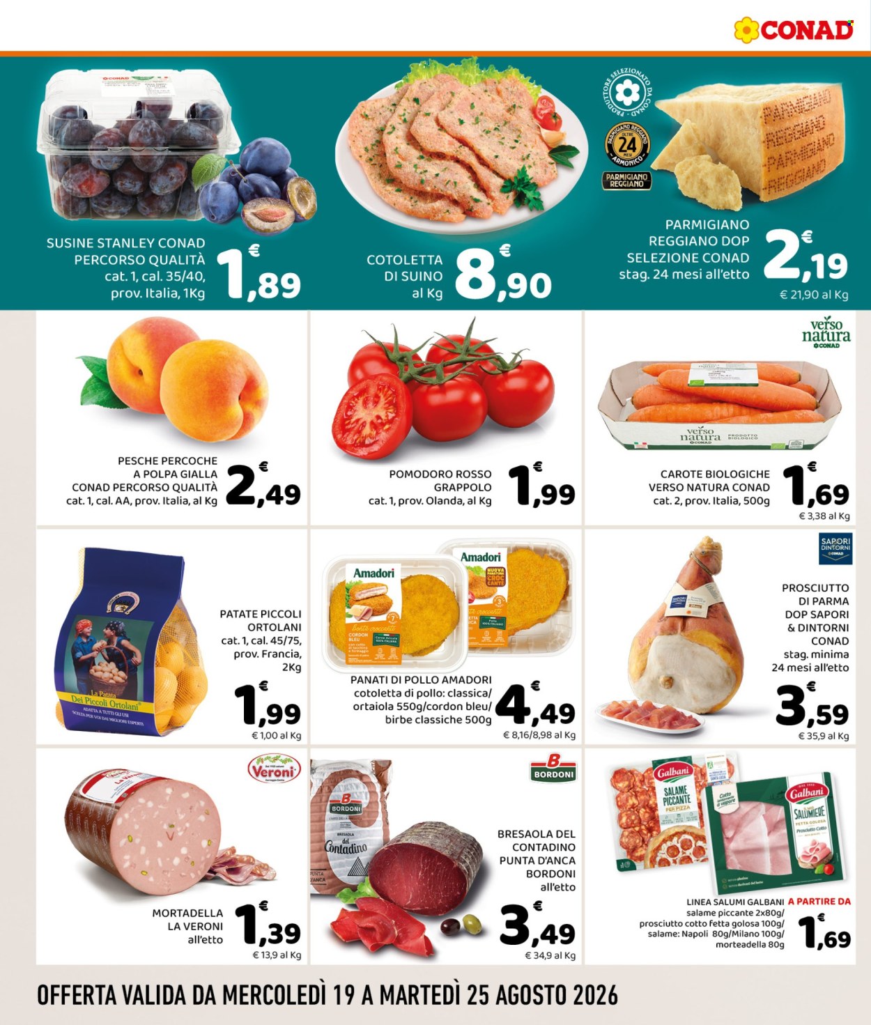 Volantino Conad - 19/8/2026 - 25/8/2026. Pagina 2