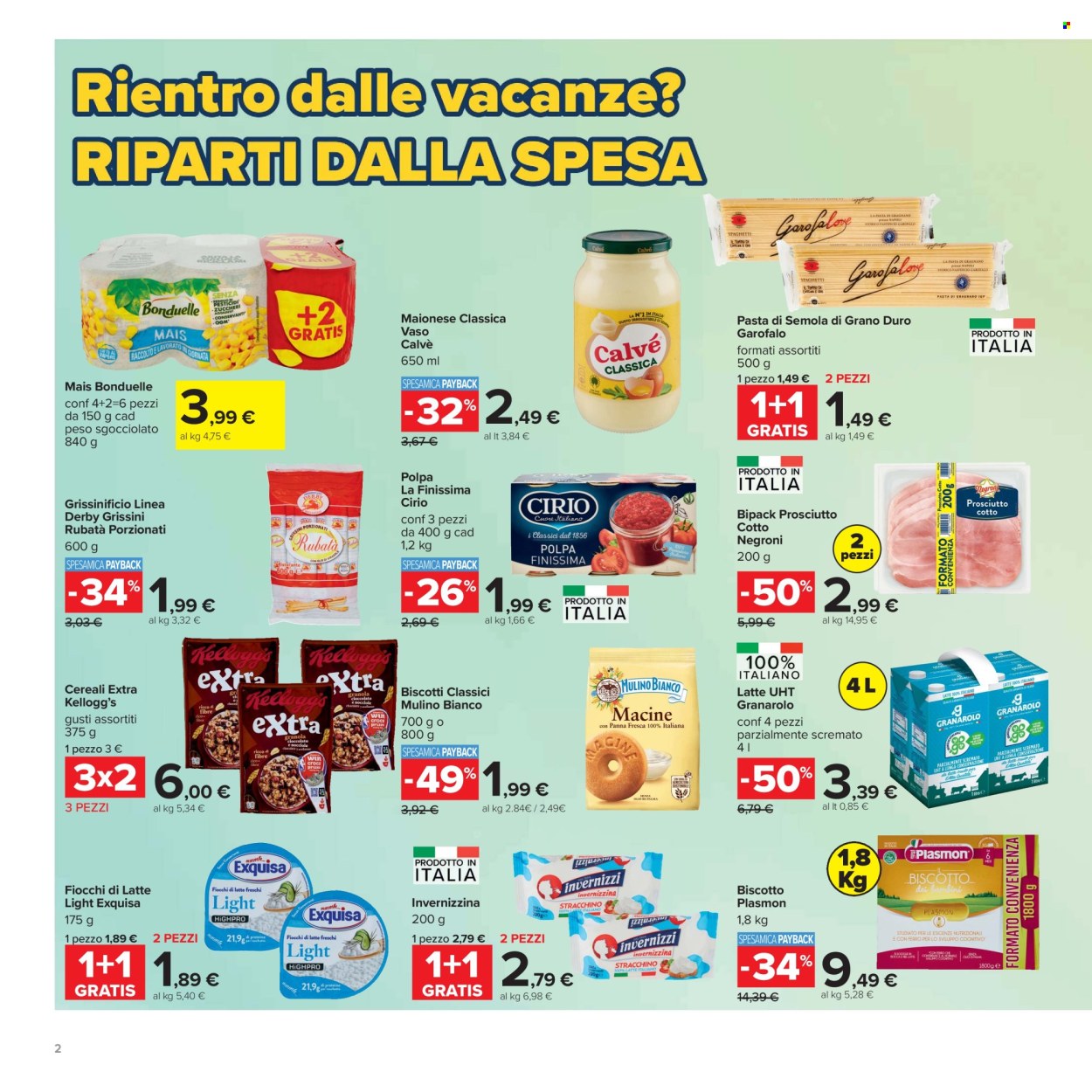 Volantino Carrefour - 20/8/2026 - 3/9/2026. Pagina 2