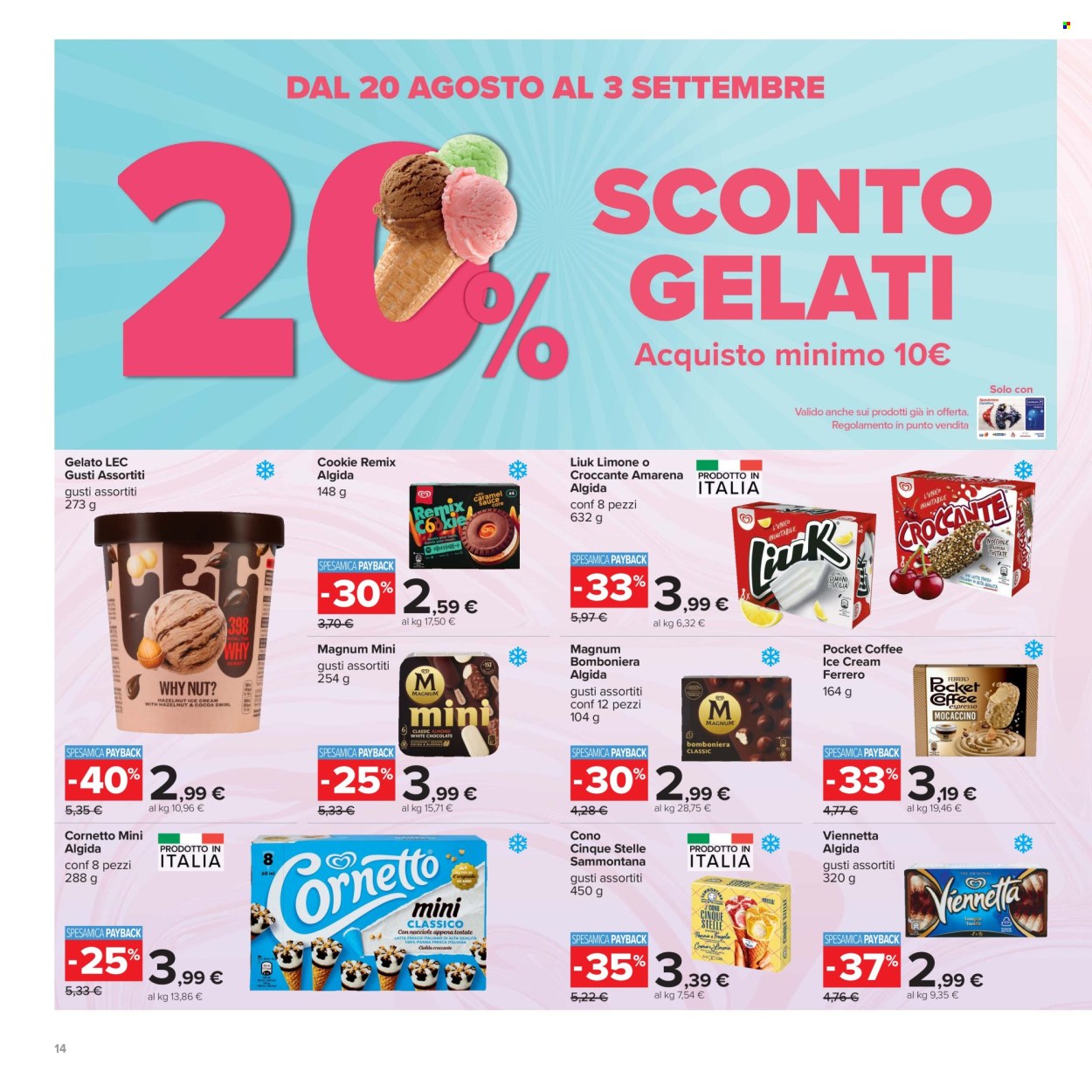 Leták Carrefour - 20.8.2026 - 3.9.2026. Strana 14