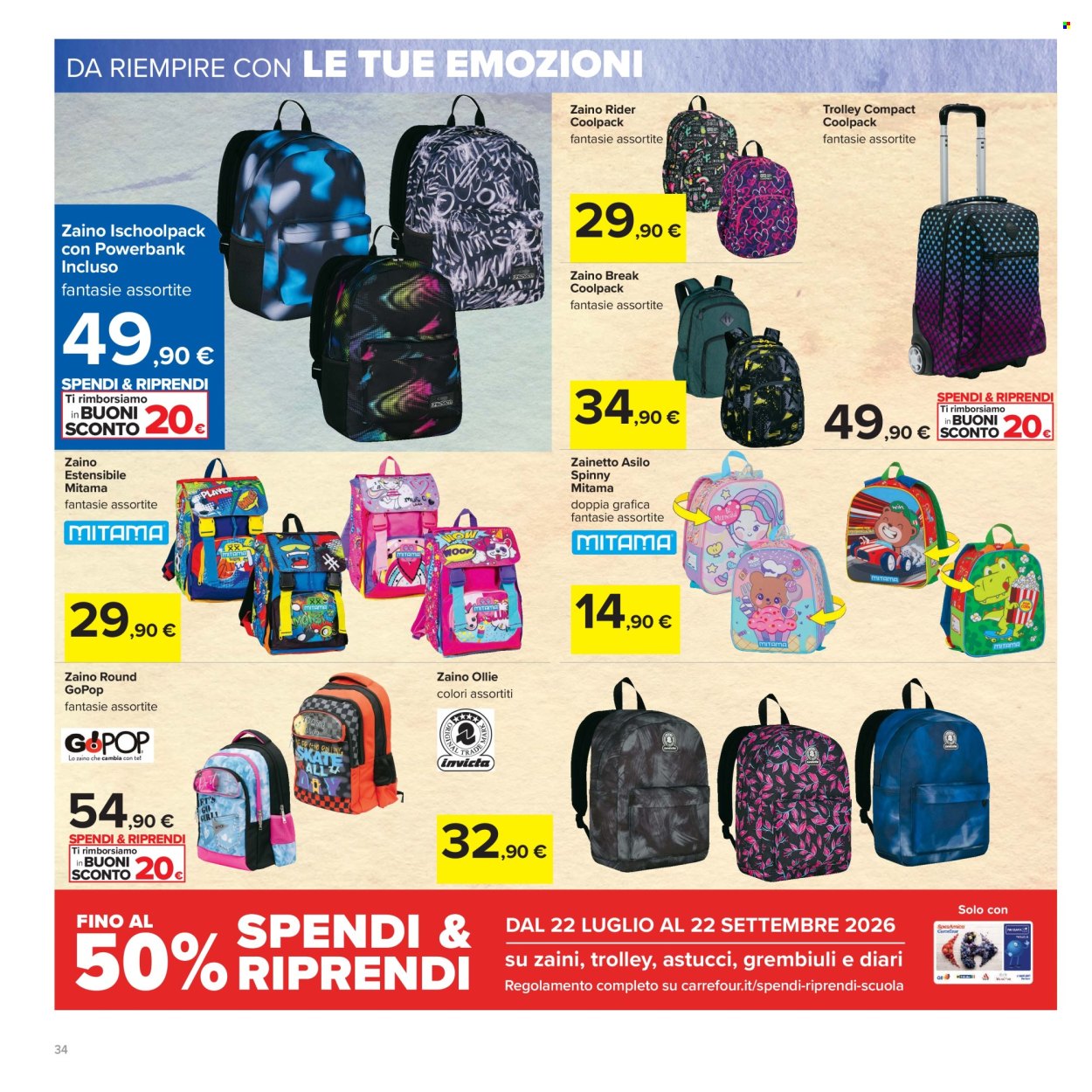 Leták Carrefour - 20.8.2026 - 3.9.2026. Strana 34