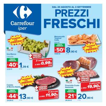Volantino Carrefour - 20/8/2026 - 3/9/2026.
