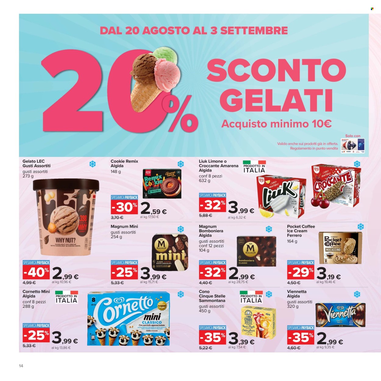 Leták Carrefour - 20.8.2026 - 3.9.2026. Strana 14