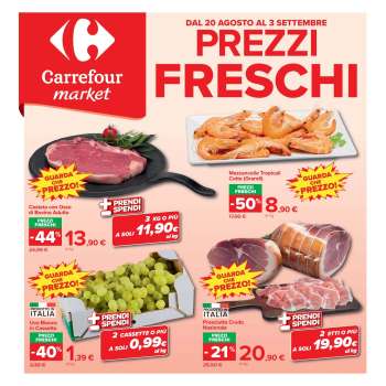 Volantino Carrefour - 20/8/2026 - 3/9/2026.