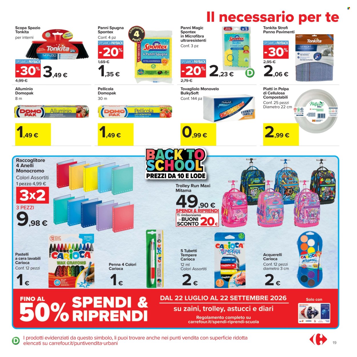 Volantino Carrefour - 20/8/2026 - 3/9/2026. Pagina 19