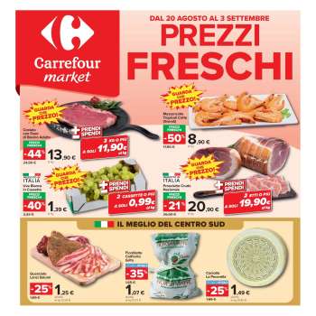 Volantino Carrefour - 20/8/2026 - 3/9/2026.