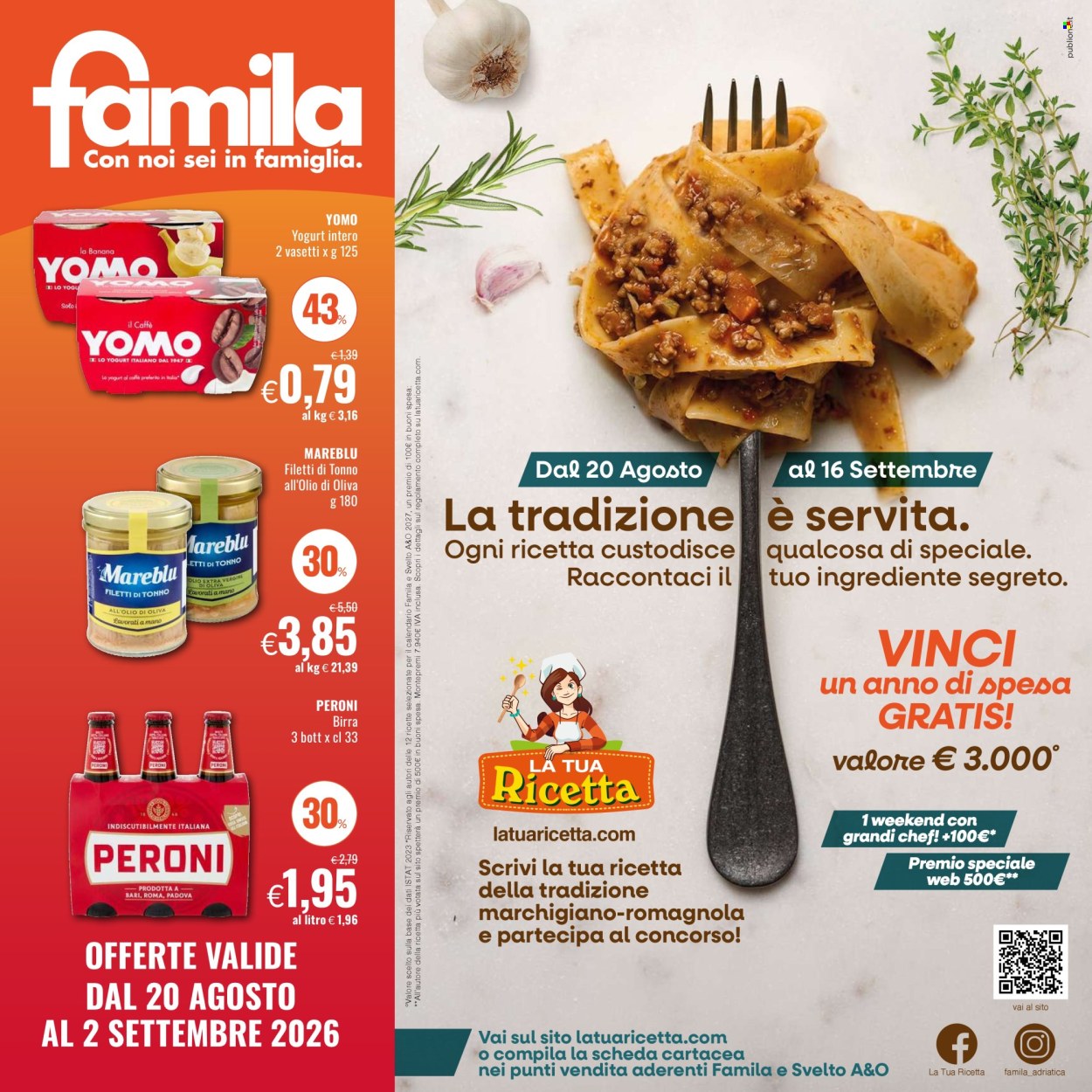 Leták Famila - 20.8.2026 - 2.9.2026. Strana 1