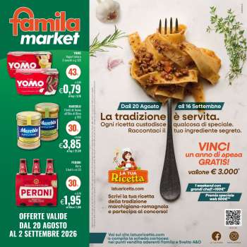 Volantino Famila - 20/8/2026 - 2/9/2026.