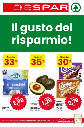 thumbnail - Volantino Despar - Il gusto del risparmio