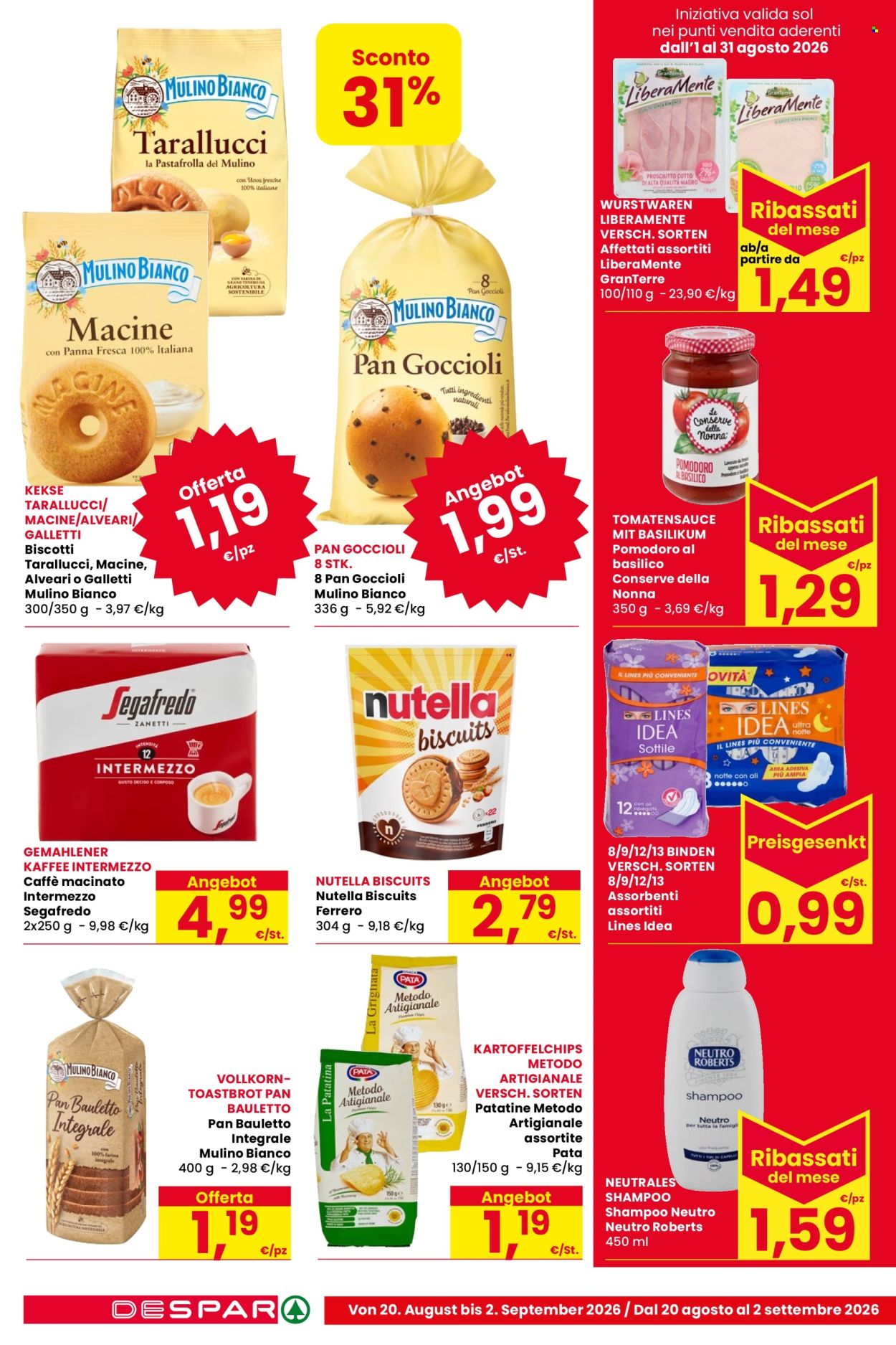 Volantino Despar - 20/8/2026 - 2/9/2026. Pagina 12