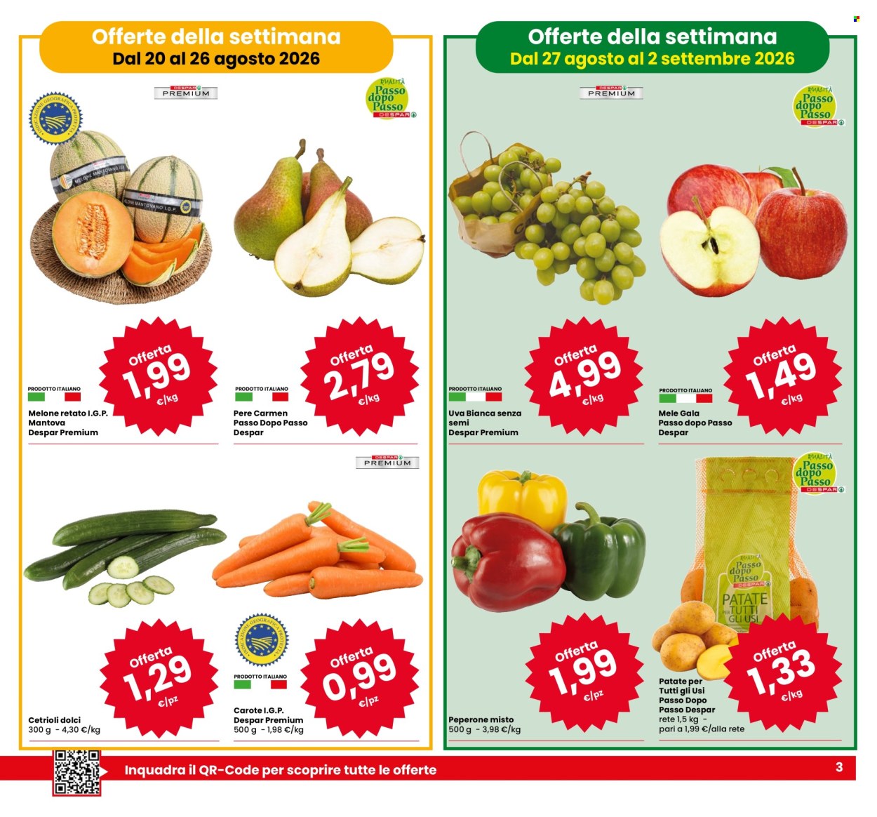 Volantino Eurospar - 20/8/2026 - 2/9/2026. Pagina 3