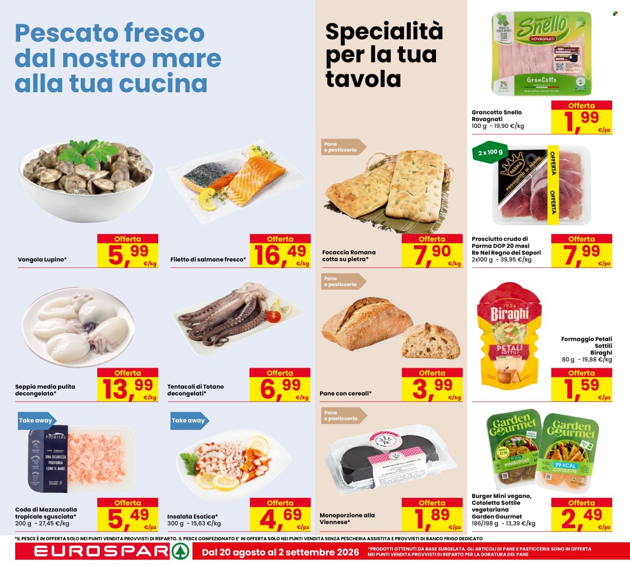 Volantino Eurospar - 20/8/2026 - 2/9/2026. Pagina 4