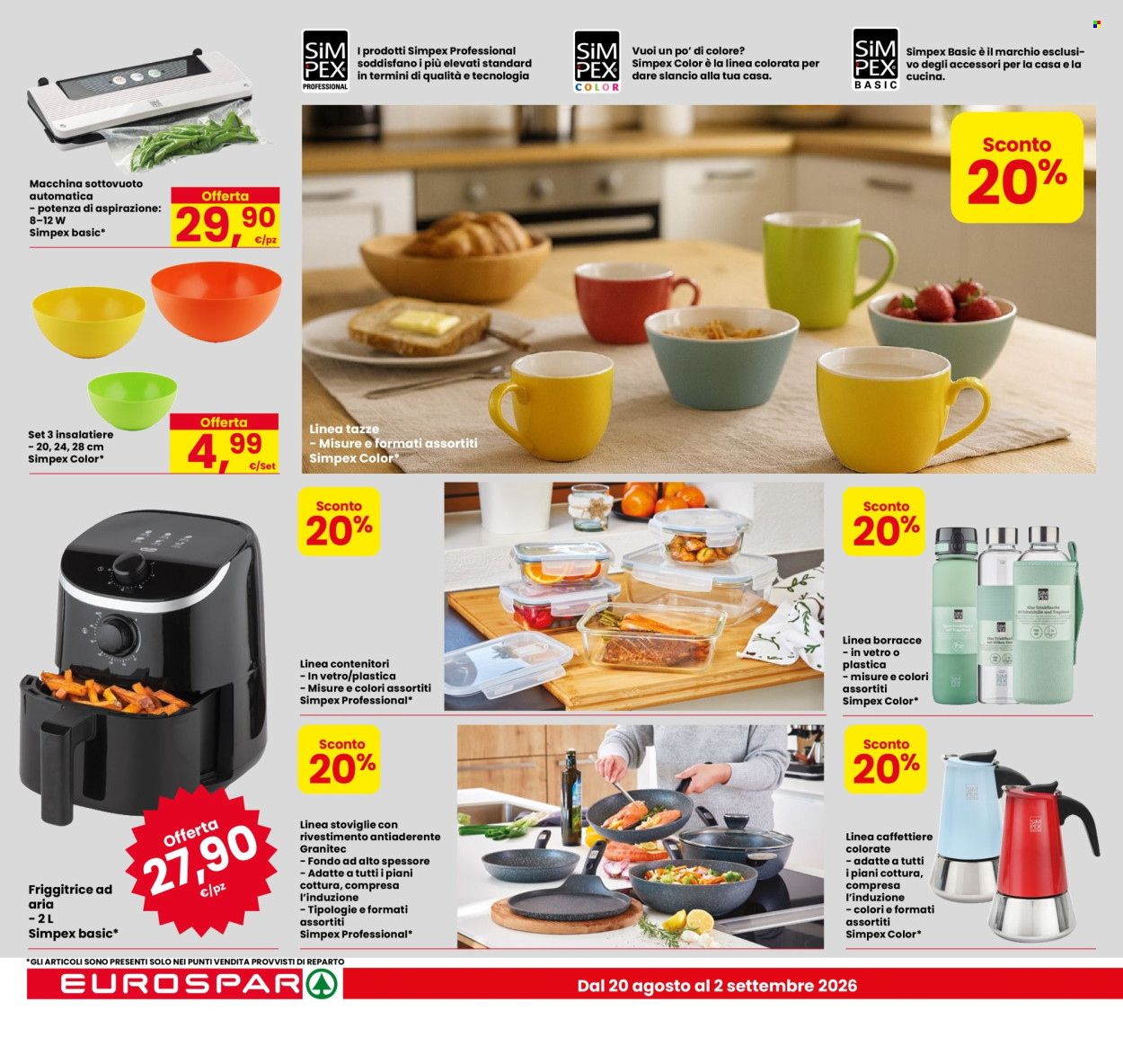 Volantino Eurospar - 20/8/2026 - 2/9/2026. Pagina 16