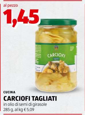 CARCIOFI TAGLIATI