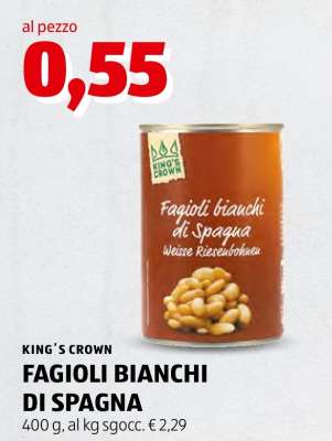 KING'S CROWN FAGIOLI BIANCHI DI SPAGNA