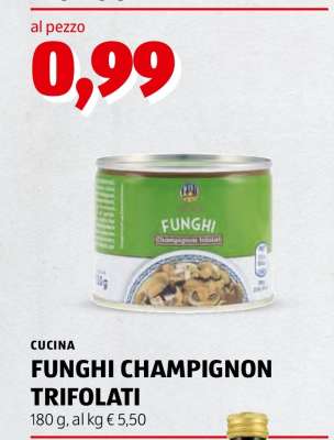 CUCINA FUNGHI CHAMPIGNON TRIFOLATI