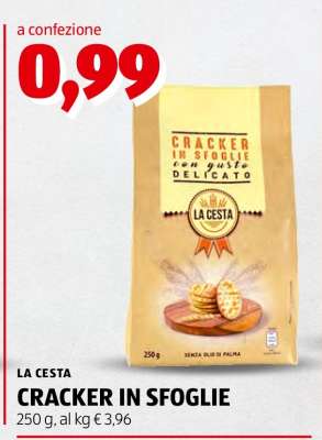 CRACKER IN SFOGLIE