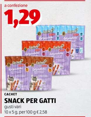 SNACK PER GATTI
