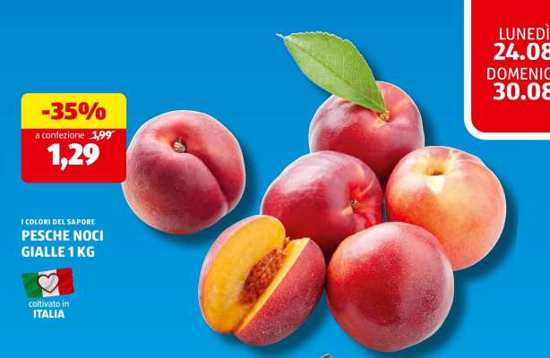 PESCHE NOCI GIALLE 1 KG