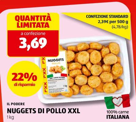 NUGGETS DI POLLO XXL