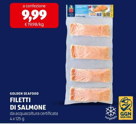 GOLDEN SEAFOOD FILETTI DI SALMONE