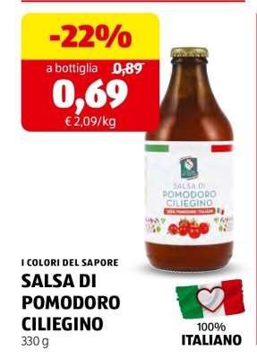 Salsa di pomodoro ciliegino