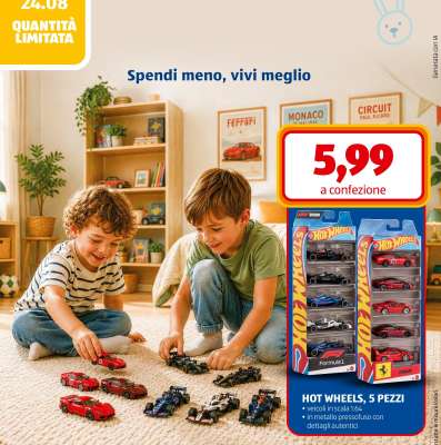 HOT WHEELS, 5 PEZZI