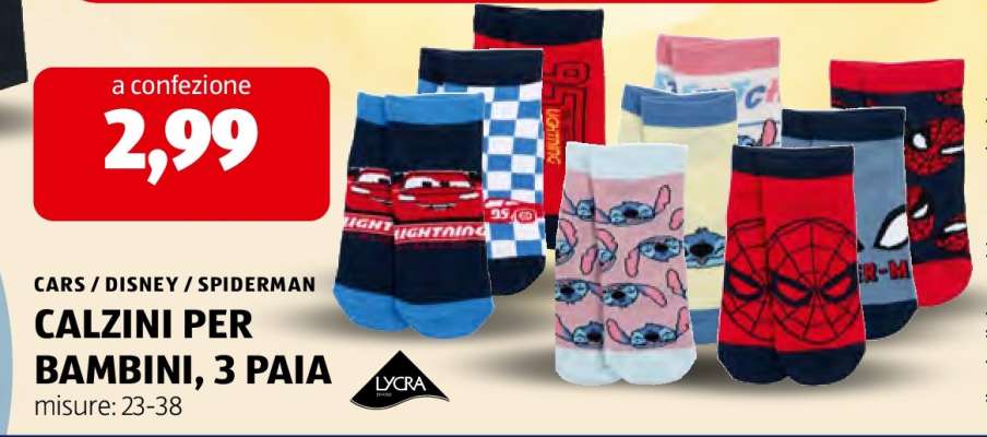 CALZINI PER BAMBINI, 3 PAIA