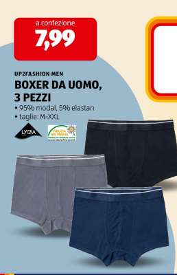 Boxer da uomo, 3 pezzi