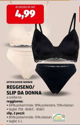 UP2FASHION WOMEN REGGISENO/SLIP DA DONNA