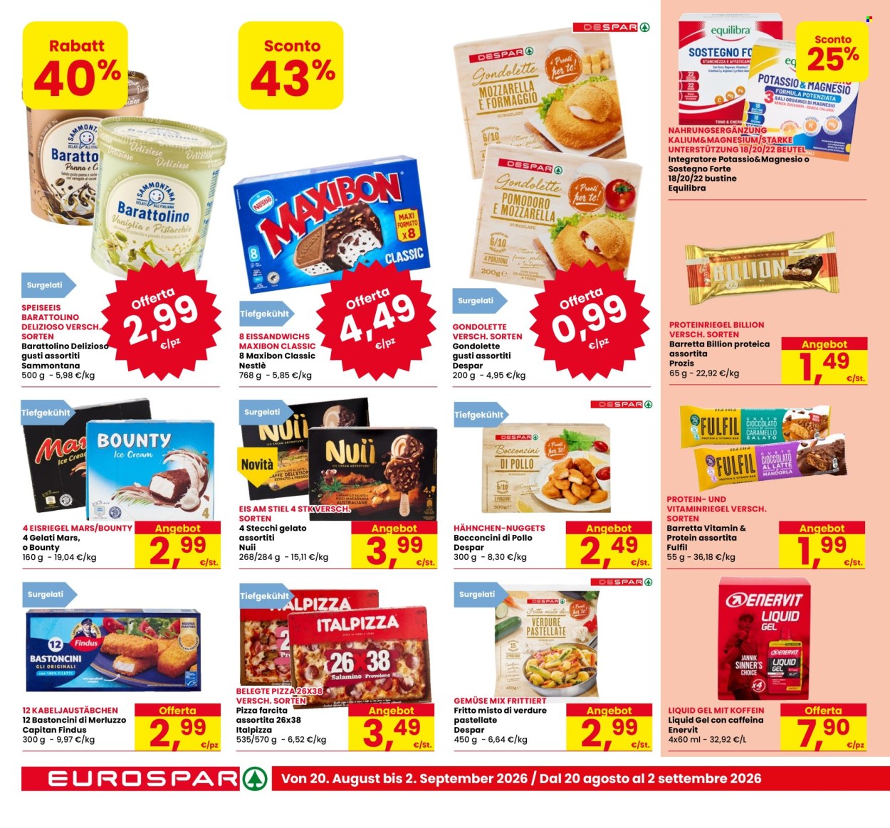 Volantino Eurospar - 20/8/2026 - 2/9/2026. Pagina 6