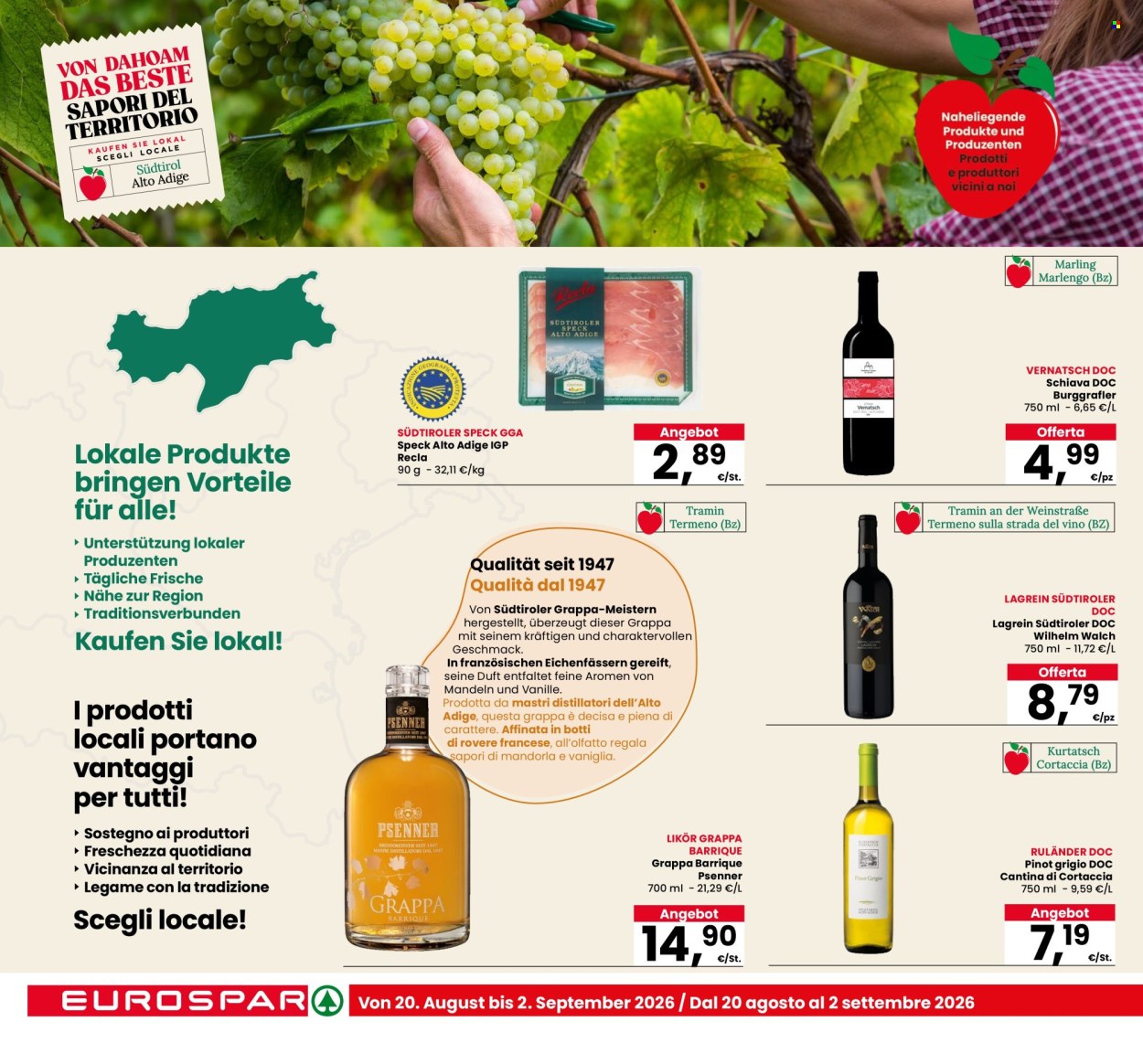 Volantino Eurospar - 20/8/2026 - 2/9/2026. Pagina 10