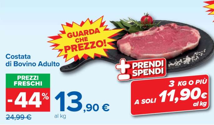 Costata Di Bovino Adulto
