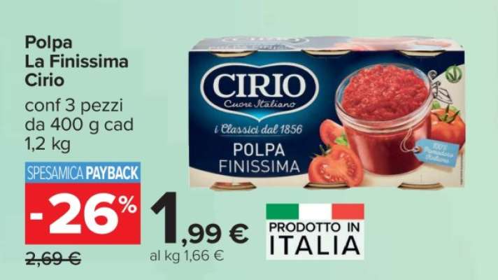Polpa La Finissima Cirio