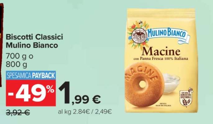 Biscotti Classici Mulino Bianco